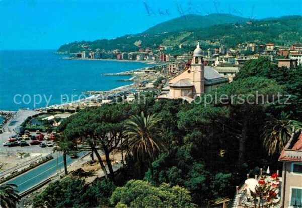 Cogoleto Liguria Panorama von Osten