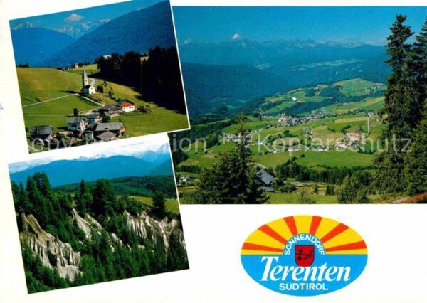 Terenten Vintl Suedtirol Fliegeraufnahme Kirche