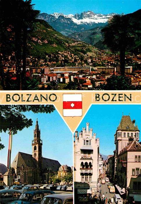Bozen Suedtirol Panorama Kirche Teilansicht