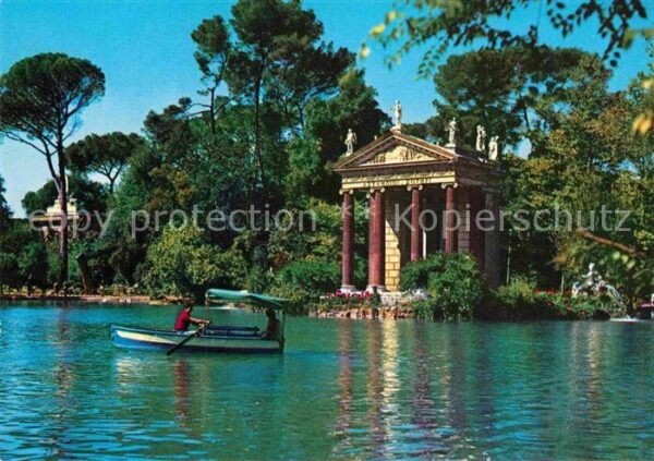 Roma Rom Villa Borghese der See