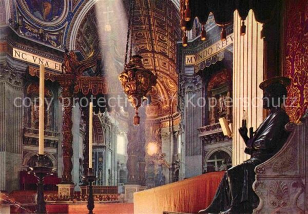 Roma Rom Inneres der Peterskirche