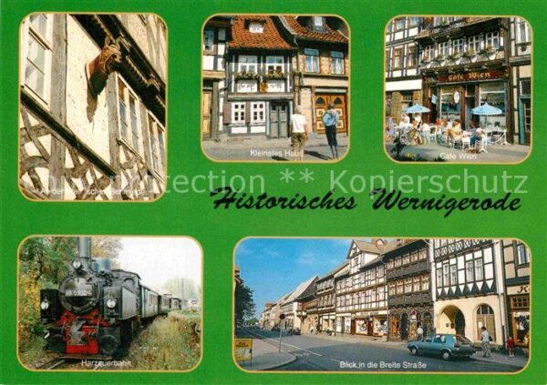 Wernigerode Harz Harzquerbahn Breite Strasse Kleinstes H