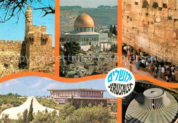 Jerusalem Yerushalayim Zitadelle Dom Klagemauer Kennedy Denkma