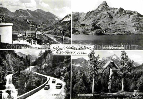 Radstaedter Tauern Grünwaldkopf Gnadenfall Kehrbühelkreuz