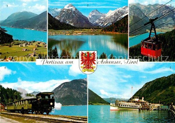 Pertisau Achensee Rofanseilbahn Achenseebahn Dampfer Stad