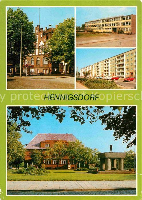 Hennigsdorf Rathaus Betriebsschule Wilhelm Florian