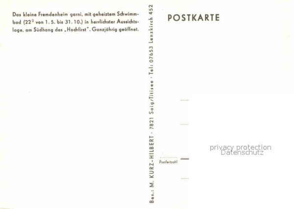 Saig Schwarzwald Haus Bergschwimmbad – Bild 2