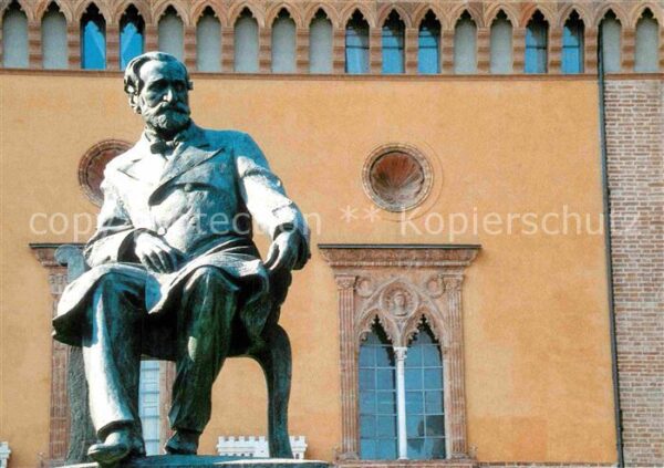 Parma Emilia-Romagna Giuseppe Verdi Statue