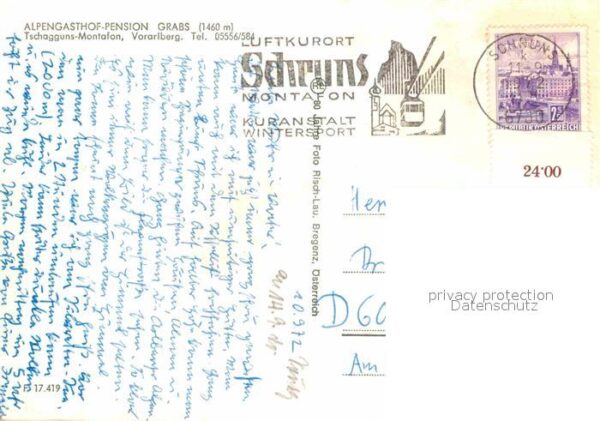 Tschagguns Vorarlberg Pension Grabs – Bild 2