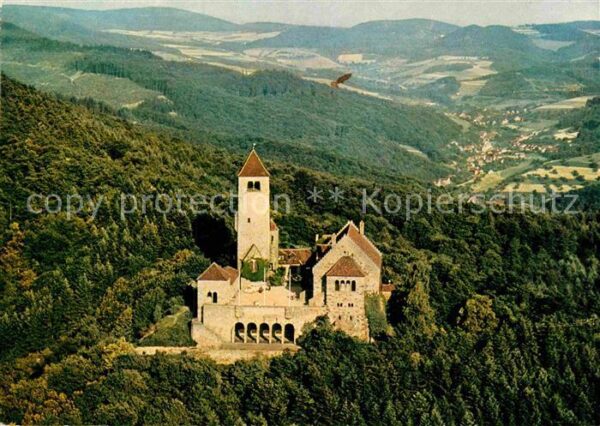 Weinheim Bergstrasse Fliegeraufnahme Wachenburg