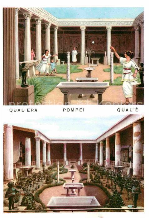 Pompei Vettis Haus Vorhalle