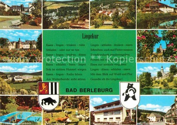 Bad Berleburg Kurhaus Amtshaus Schloss Kurpark Schlos