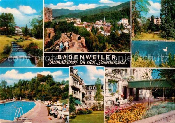 Badenweiler Thermalbad Kurpark Teilansicht