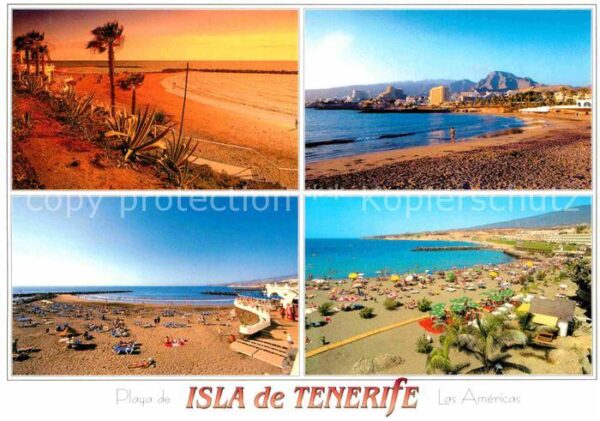 Teneriffa Strand Bucht Teilansicht