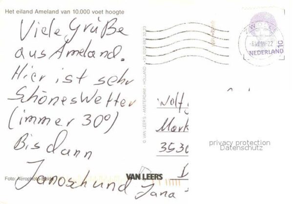 Ameland Fliegeraufnahme – Bild 2