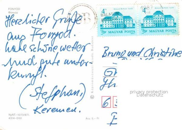 Fonyod Denkmal Strandbad Personenschiff Stadth – Bild 2