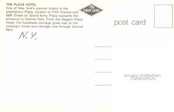 New York City Plaza Hotel Pferdedroschken – Bild 2