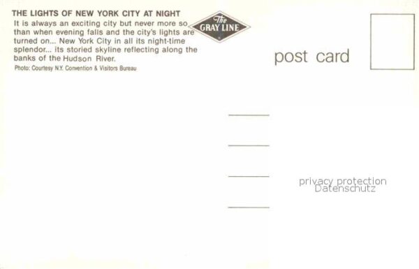 New York City The lights of the city at night Skyline – Bild 2