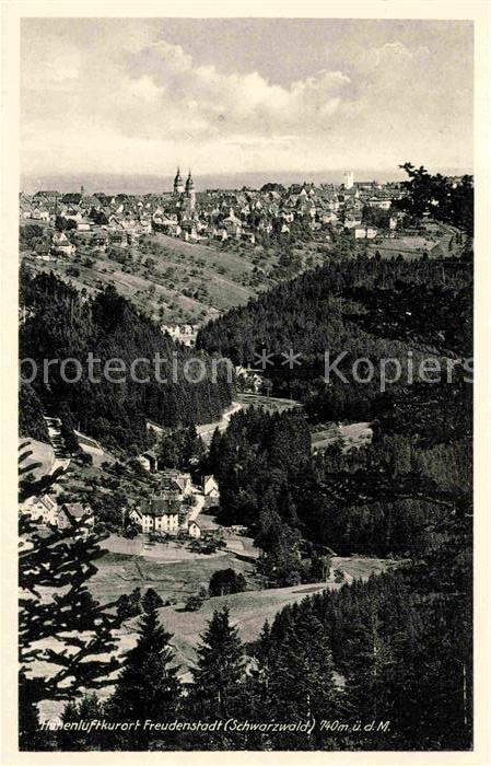 Freudenstadt Panorama Höhenluftkurort im Schwarzwald