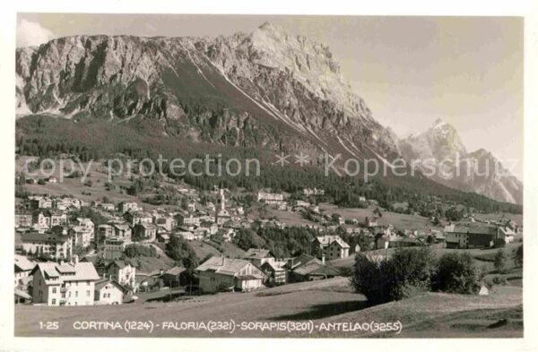 Cortina d Ampezzo Faloria Sorapis Antelao Dolomiten