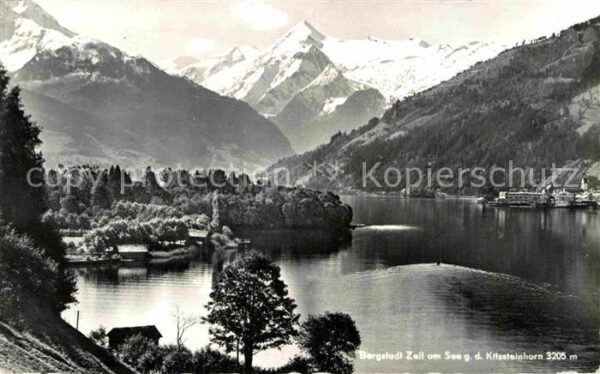 Zell See Panorama Blick gegen Kitzsteinhorn Hohe