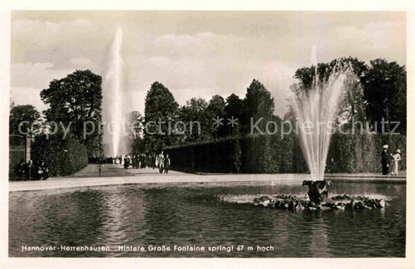 Herrenhausen Hannover Grosse Fontäne Herrenhäuser Gärten Baro