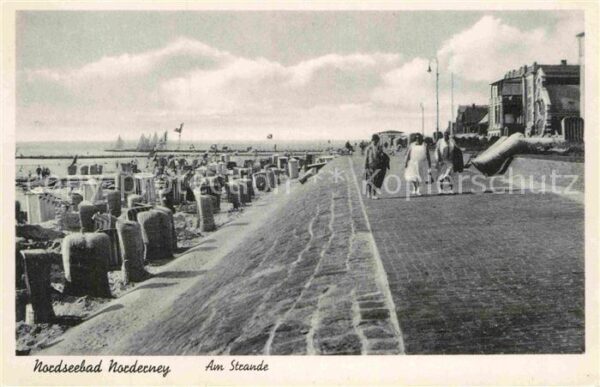 Norderney Nordseebad Strand Promenade