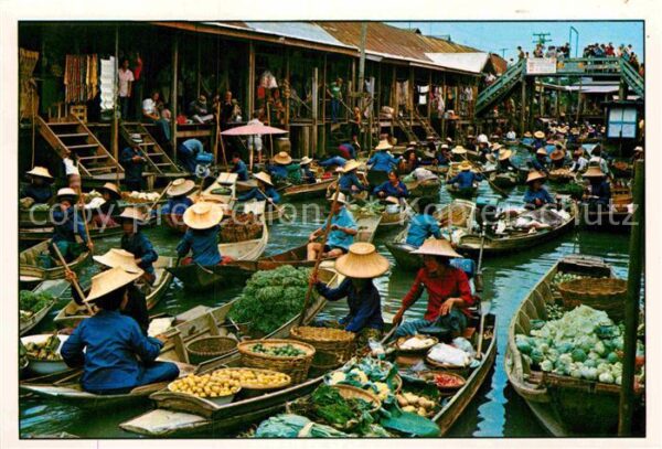 Damnernsaduak Floating Market