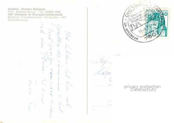 Ohlsbach Gasthof Pension Rebstock Fachwerkhaus K – Bild 2