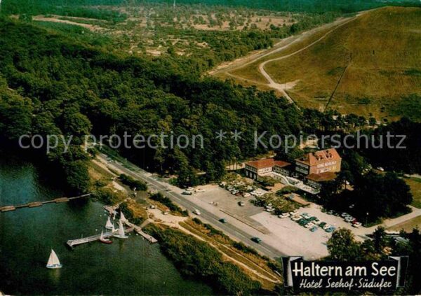 Haltern See Hotel Seehof Fliegeraufnahme