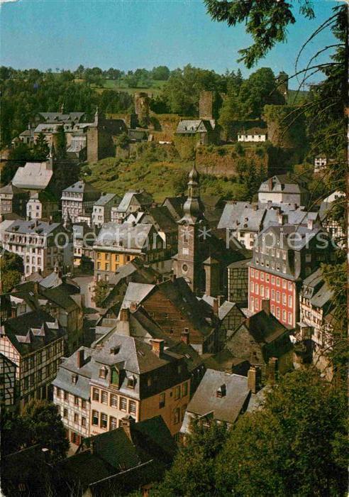 Monschau Altstadt mit Kirche und Burg