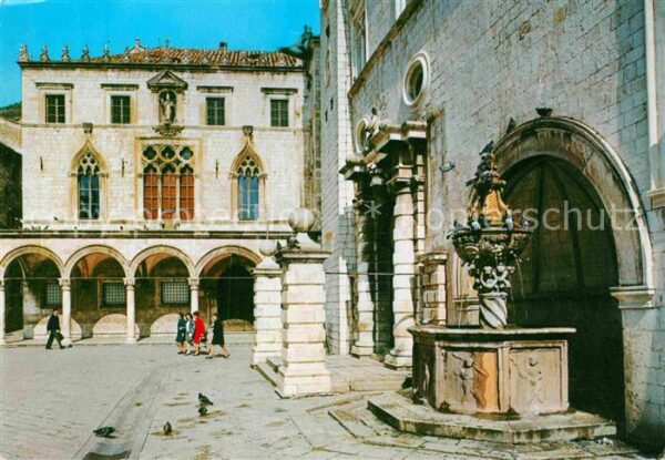 Dubrovnik Ragusa Sponzapalast Kleine Onofribrunnen