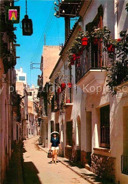 Sitges Calle tipica Gasse