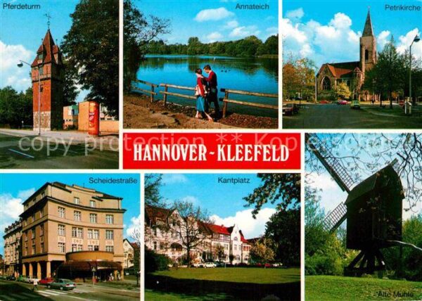 Kleefeld Hannover Pferdeturm Annateich Petrikirche Alte M
