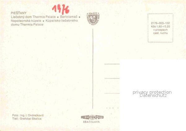 Piestany Liecebny dom Thermia Palace Barlolamac – Bild 2