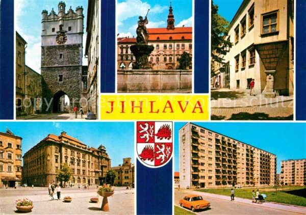 Jihlava Iglau Tor Stadtbefestigung Brunnen Statue Ran
