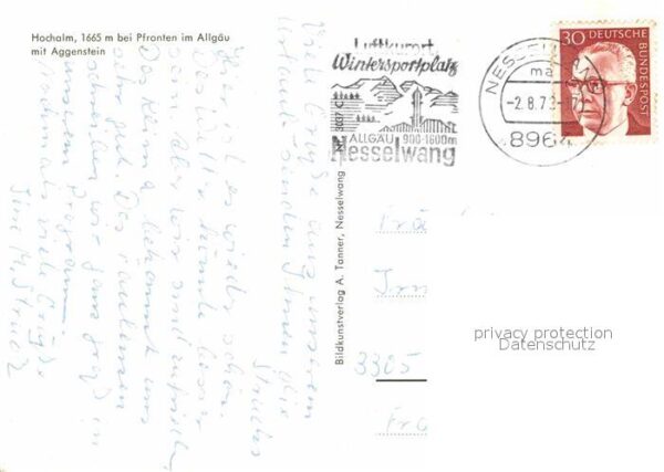 Pfronten Hochalm mit Aggenstein Allgäuer Alpen – Bild 2