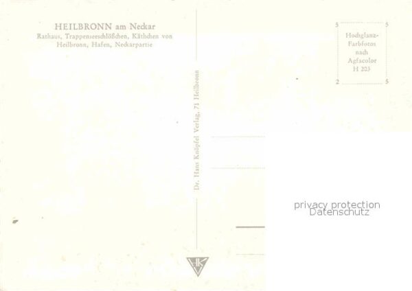 Heilbronn Neckar Rathaus Trappenseeschlösschen Käthchen – Bild 2