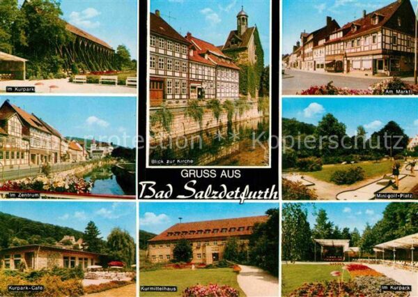 Bad Salzdetfurth Kurpark Cafe Zentrum Kirche Kurmittelha