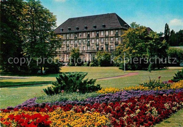 Bad Aachen Quellenhof Park Blumenbeet