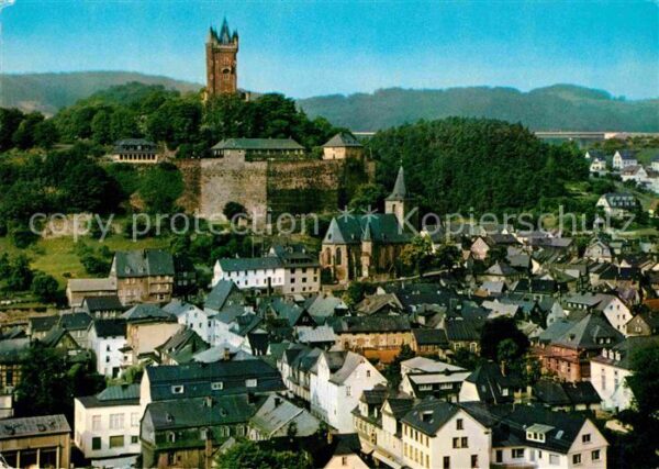 Dillenburg Stadtbild mit Burg