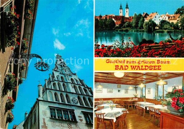 Bad Waldsee Gasthof zum grünen Baum Restaurant Stad