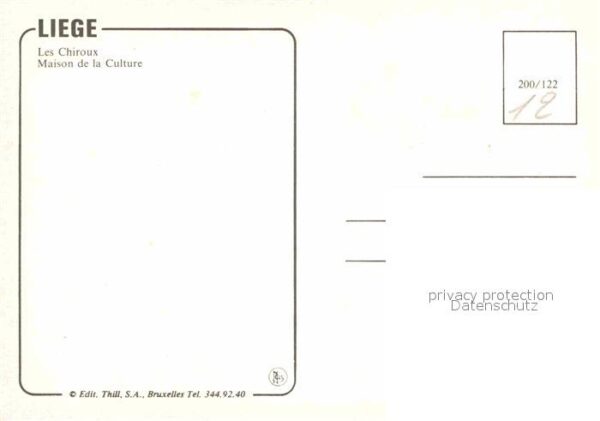 Liege Luettich Le Chiroux Maison de la Culture Kulturh – Bild 2