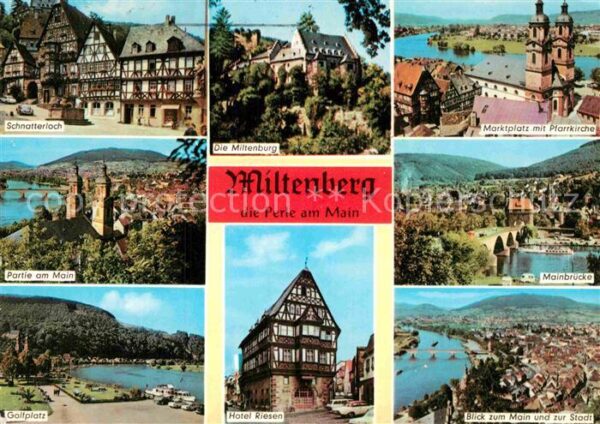 Miltenberg Main Schnatterloch Kirche Golfplatz Miltenbu