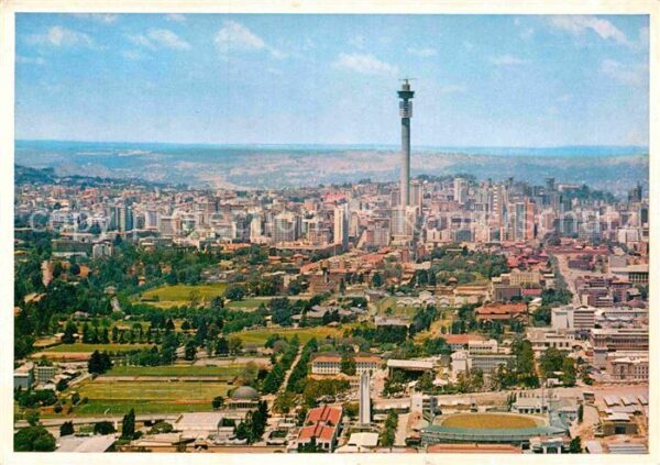 Johannesburg Gauteng J G Strijdom micro wave Tower suburb of