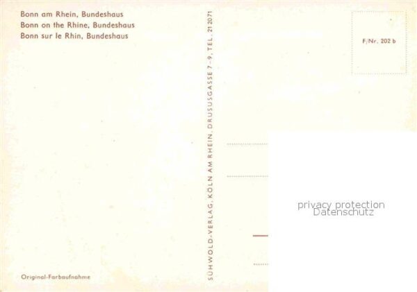 Bonn Rhein Bundeshaus – Bild 2