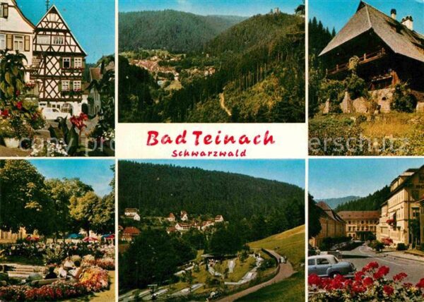 Bad Teinach-Zavelstein Teilansichten Kurort Landschaftspanoram