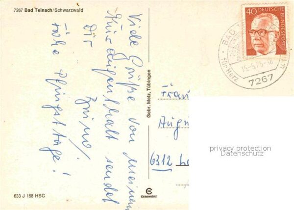 Bad Teinach-Zavelstein Teilansichten Kurort Landschaftspanoram – Bild 2