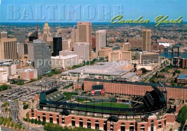 Baltimore Ontario Oriole Park at Camden Yards aerial view