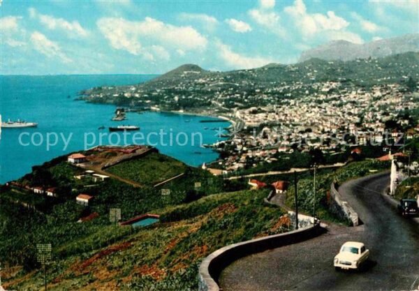 Funchal Vista oeste Panorama Küste